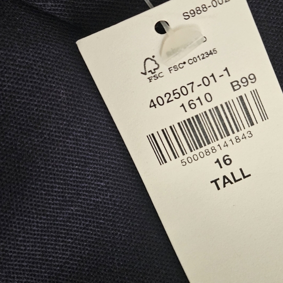 OLD NAVY UNIFORM BOOT CUT STRETCH NAVY PANTS WOMEN'S SIZE 16 TALL - Picture 8 of 8